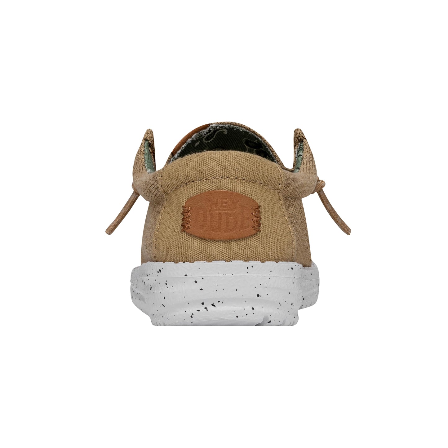 HEYDUDE Wally Toddler Washed Canvas | Boy's Loafers | Boy's Slip On Shoes | Comfortable & Light Weight Walnut