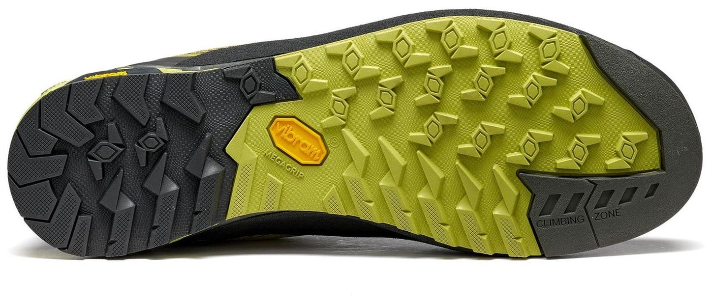ASOLO Eldo Approach Shoes - Men's Green Oasis/Smokey Grey 9.5