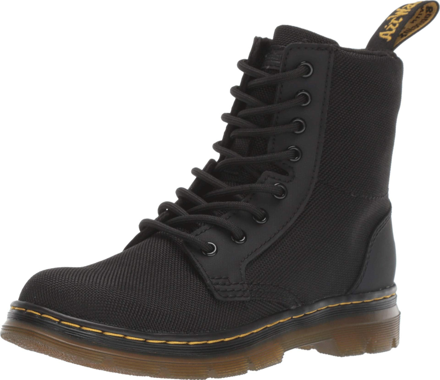 Dr. Martens Junior Combs Boots, Black, 3 UK (US 4 Big Kid)