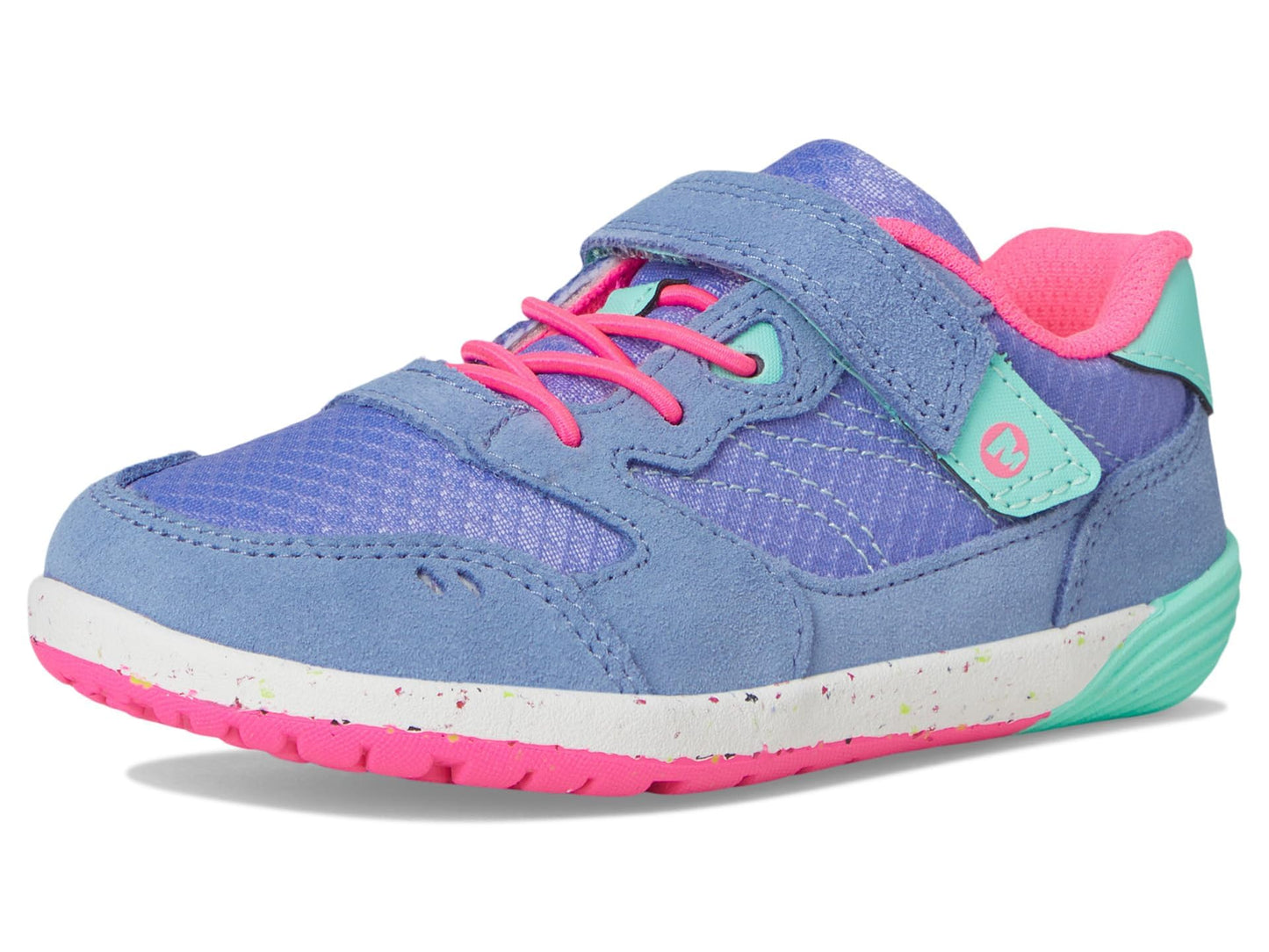 Merrell, Unisex, Bare Steps A83 (Little Kid), Periwinkle, 8, Wide