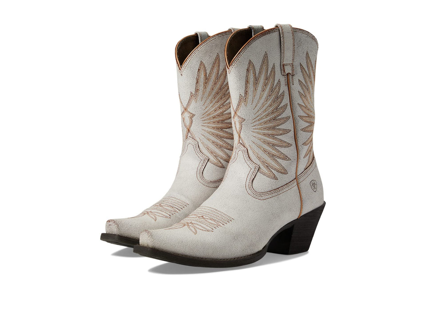 ARIAT Womens Goldie Western Boot Distressed White 12