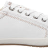 Taos Star Women's Sneaker - Iconic Style with Canvas Design for Everyday Adventures - Custom Fit Lacing and Removable Footbed with Arch Support for All Day Comfort White 6.5 W US