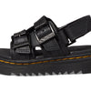 Dr. Martens Kid's Collection Varel (Toddler) - Sandals for Kids - Leather Upper - Textile Lining - PVC Outsole Black 7 UK (US 8 Toddler) M