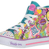 Skechers Kids Kids' Shuffles-Trendy Talk Sneaker,Multi Trendy Talk,2 M US Little Kid