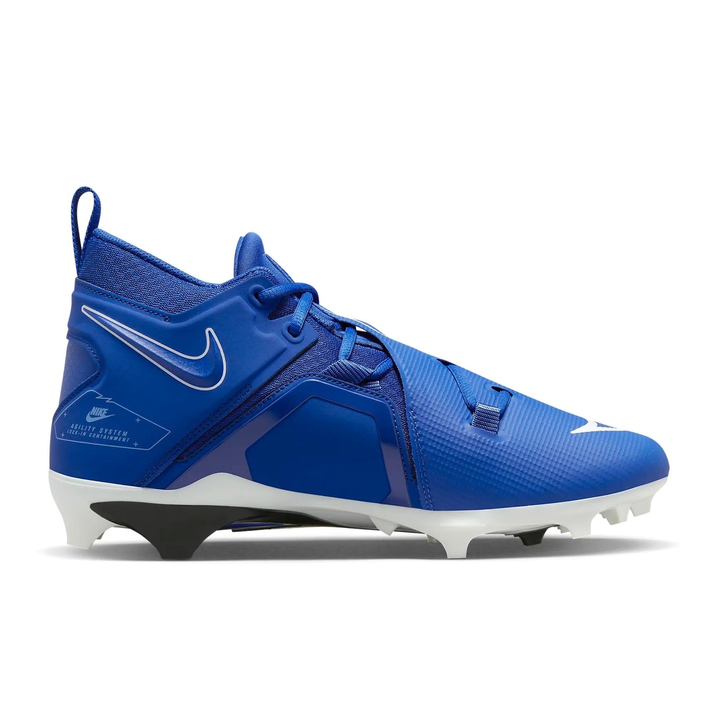 Nike Alpha Menace Pro 3 CT6649-414 Game Royal/University Blue/Summit White/White Men's Football Cleats 8.5 US