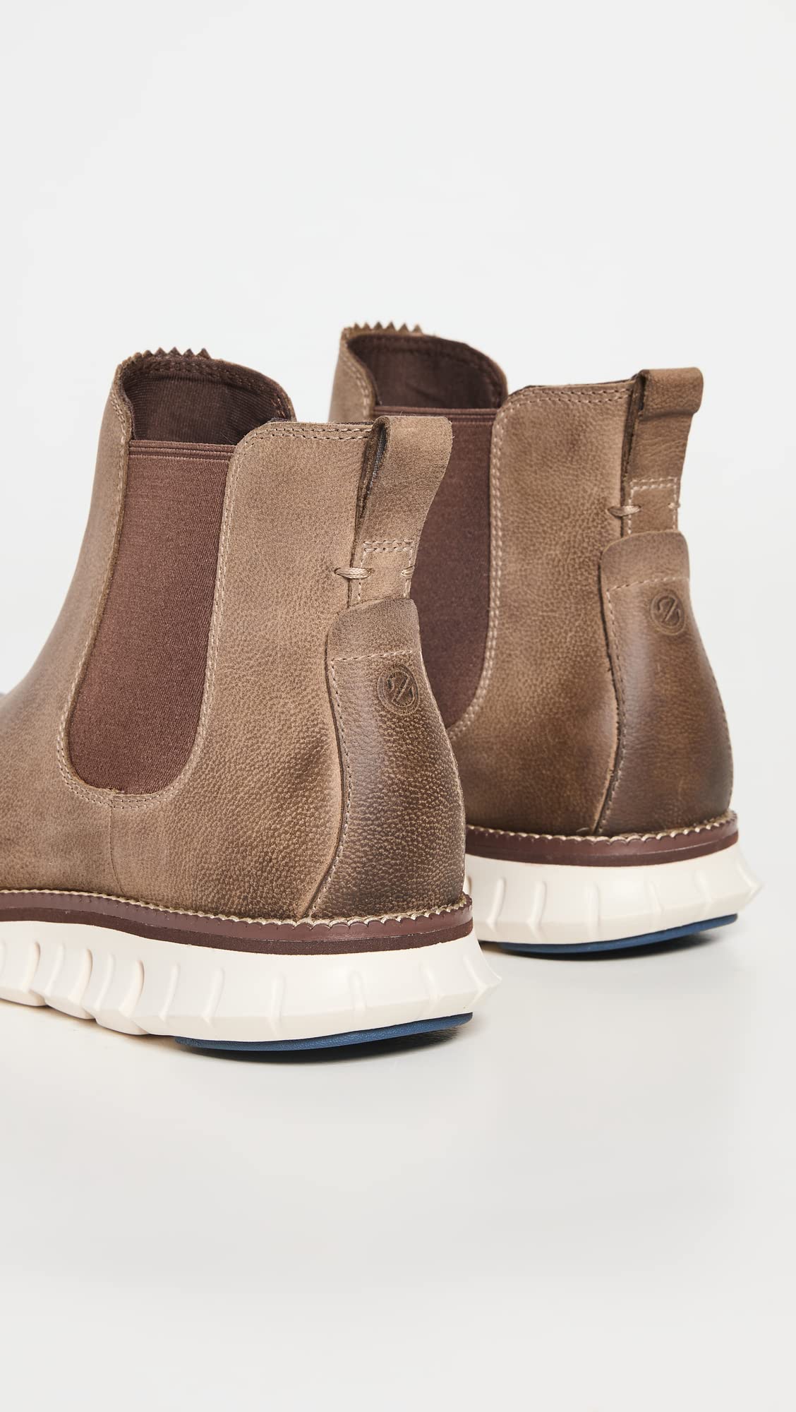 Cole Haan Men's ZeroGrand Chelsea Waterproof Boots, CH BIRCH BEIGE/IVO, Tan, 11 Medium US
