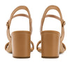 JOSIE BLOCK HEEL SANDAL (65MM), BRITISH TAN LEATHER, 8-B US