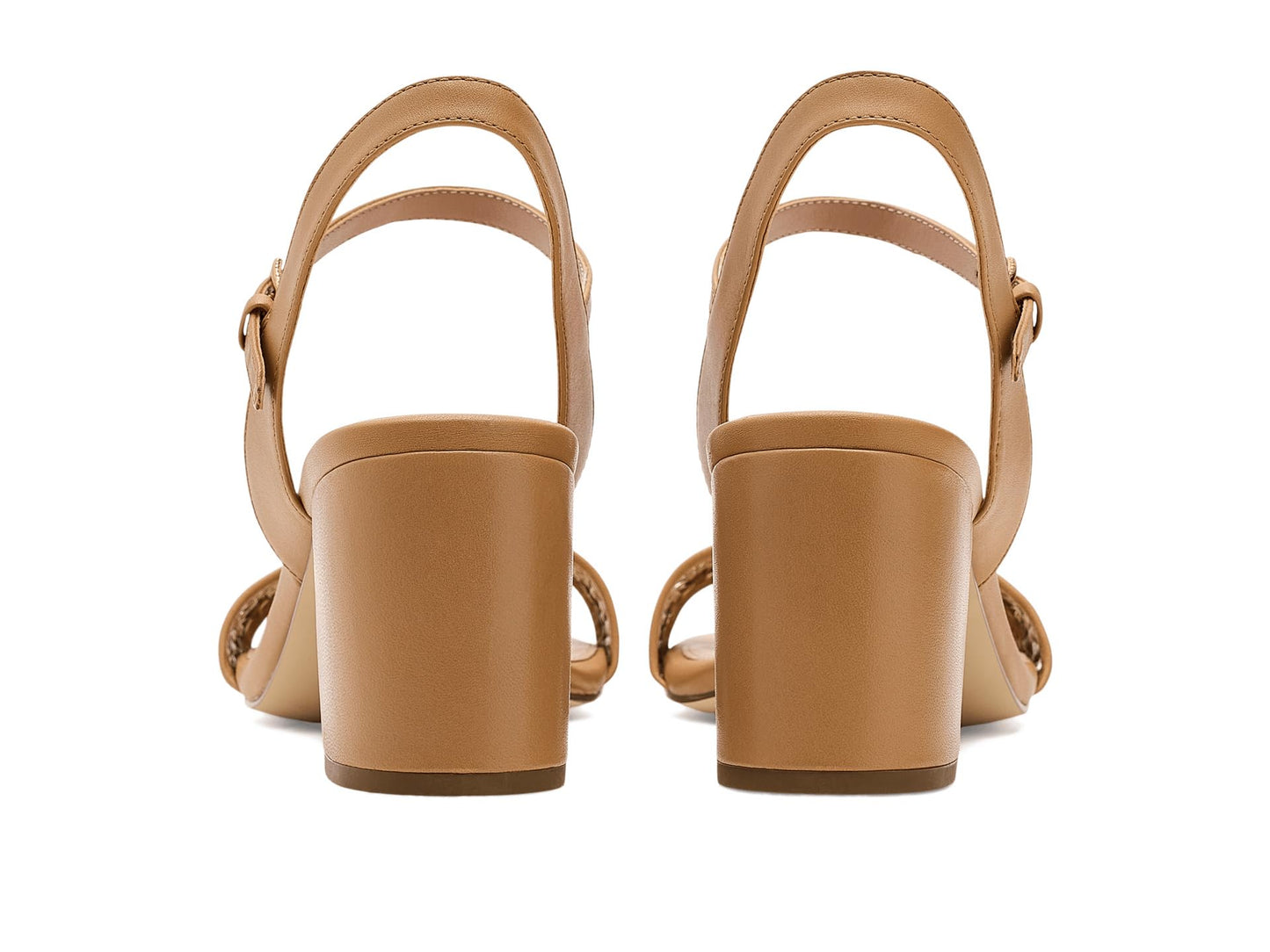 JOSIE BLOCK HEEL SANDAL (65MM), BRITISH TAN LEATHER, 8-B US