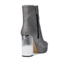 Michael Kors Porter Platform Bootie Silver 9 M
