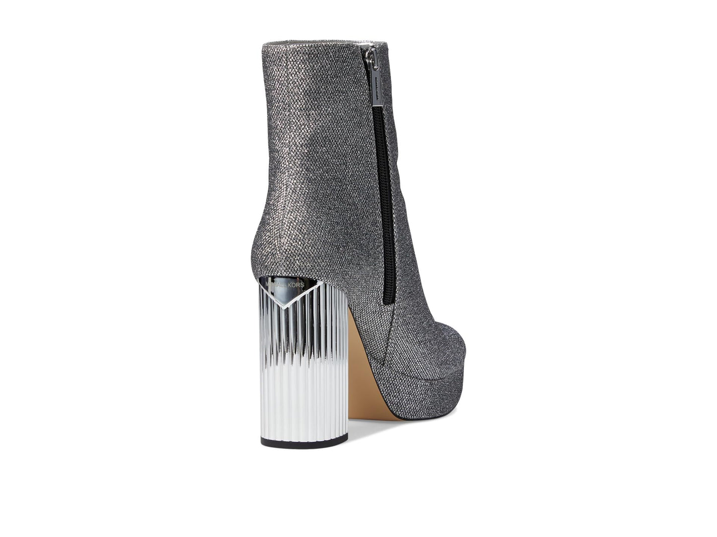 Michael Kors Porter Platform Bootie Silver 9 M