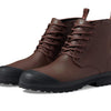 Madewell The Lace-Up Lugsole Rain Boot Dark Cabernet 8 M