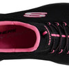 Skechers Women's Summits - Cool Classics Shoes, Black/Hot Pink, 6 M