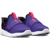 Under Armour Baby Girl's Flash (Toddler) Electric Purple/Black/Pink Shock 8 Toddler M