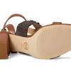 Michael Kors Izzy T Strap Sandal Brown Multi 6.5 M