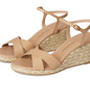 Stuart Weitzman Womens Dayna Espadrille Wedge Adobe/Natural 9 Medium