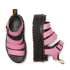 Dr. Martens Blaire Quad - Sandals for Women - Open Toe - Heel Tab - Durable Synthetic Outsole Fondant Pink UK 6 (US Women's 8) M
