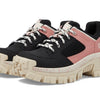 Caterpillar Invader Sport CT - Sneakers for Women - Leather and Mesh Upper - EVA Footbed - Rubber Lug Outsole Black/Rosette Nubuck 6.5 B - Medium