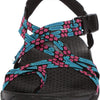 Skechers Cali Women's Reggae Loopy Toe Ring Sandal, blue/pink, 8 M US