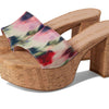 Stuart Weitzman Squarehigh Platform 95 Slide Watercolor 8 B
