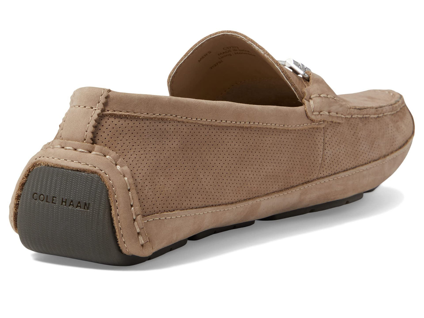 Cole Haan Wyatt Bit Driver Dune Nubuck Perf/Nicotine 10 D (M)