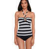 Lauren Ralph Lauren Resort Stripe Bandini Top Black White 6