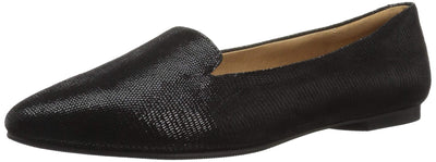 Trotters Women's Harlowe Ballet Flat, Black Patent and Suede, 9.5 2W US