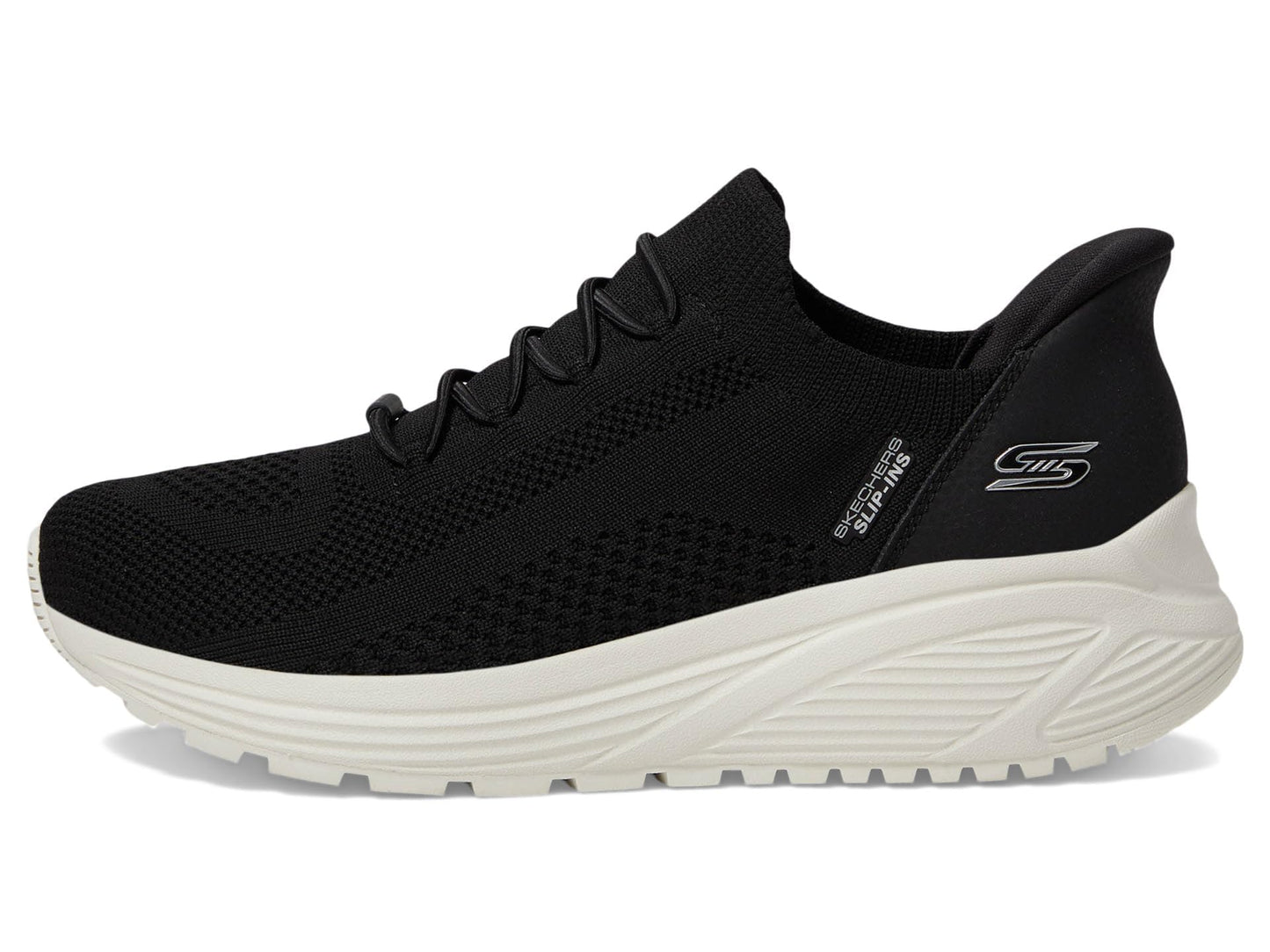 Skechers Women's Hands Free Slip-Ins Bobs Sparrow 2.0 - Lucky Run Black 10 Medium