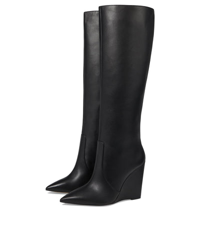 Michael Kors Isra Wedge Boot Black 2 9 M