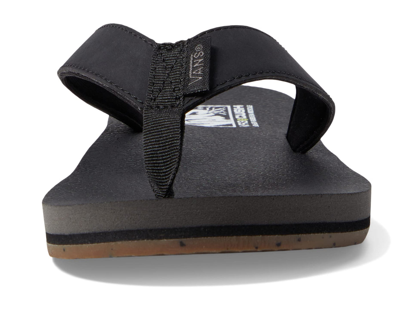 Vans Women's Soft Top VR3 Flip Flop, Black, Size 11