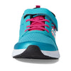 Saucony unisex child Wind Alternative Closure 2.0 Running Shoe, Turq/Pink/Black, 1 Big Kid US