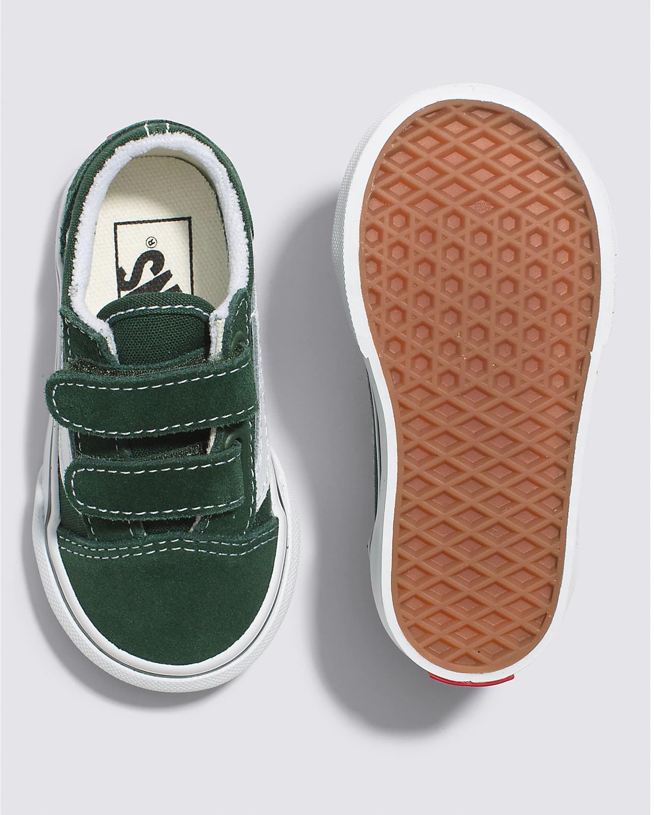 Vans - Toddlers Old Skool V Sneakers with Fastner, Color Mountain View, Size: 8 M US Toddler