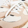Madewell Kickoff Trainer Sneakers in Leather and Spot Dot Calf Hair Aged Stucco Multi 8 M