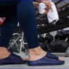 OOFOS, Unisex, OOahh Sport Flex, Navy, Men 10, Women 12, Medium