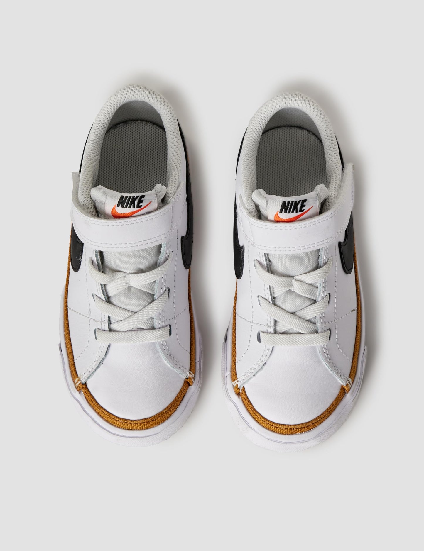Nike Unisex Kids Court Legacy, Black/White/Gum Light Brown, 7C