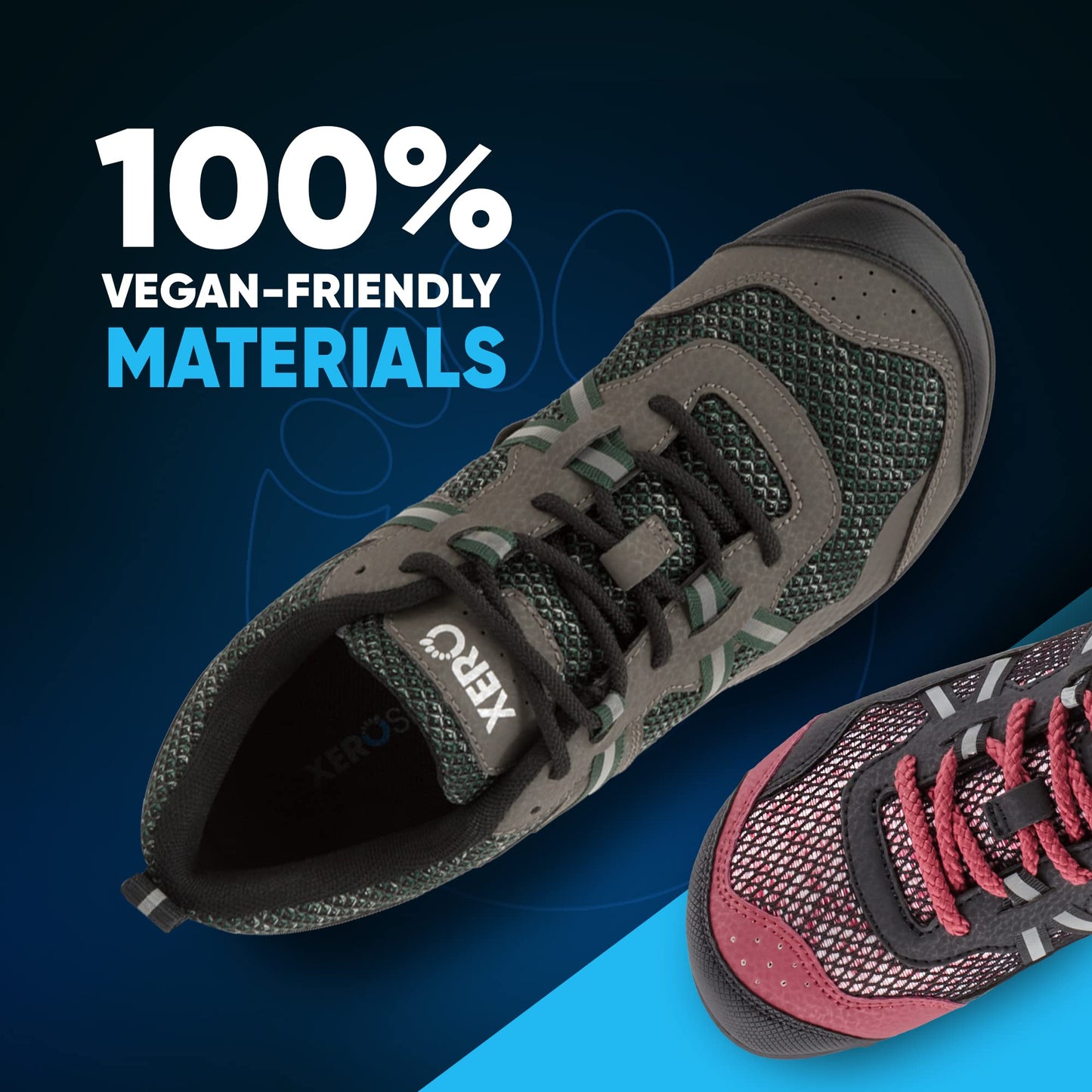 Xero Shoes Women's TerraFlex Lightweight Trail Running & Hiking Shoe - Zero Drop,Forest,10.5