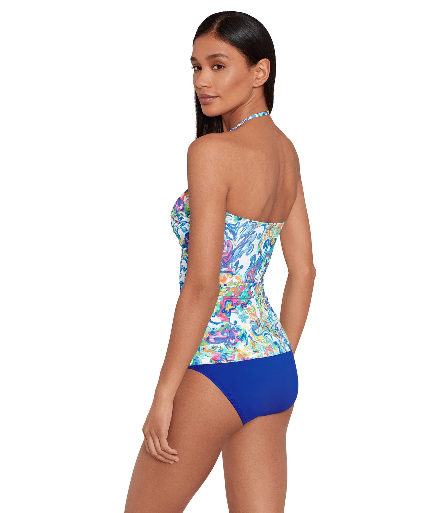 Lauren Ralph Lauren Watercolor Paisley Twist Tubini Multicolored 8