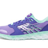 Saucony Wind 2.0 Running Shoe, PURPLE/TURQ, 3.5 Wide US Unisex Big_Kid
