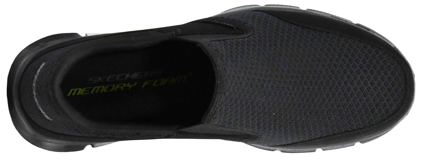 Skechers mens Equalizer Persistent Ballet Flat, Black, 7.5 US