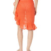 Lauren Ralph Lauren Beach Club Solid Ruffle Pareo Sunset LG-XL