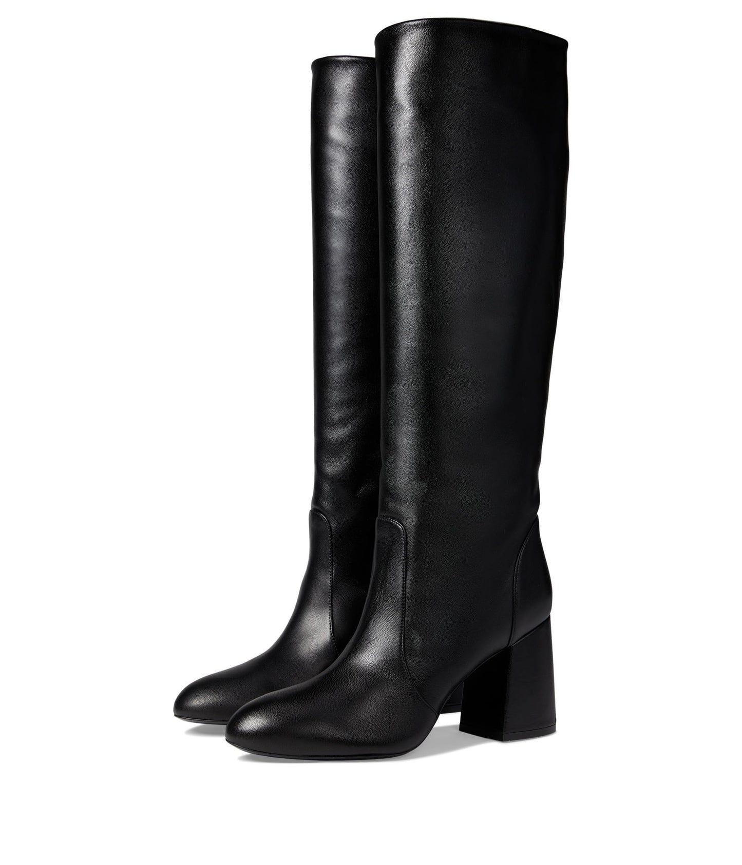 Stuart Weitzman Flareblock 85 Slouch Boot Black 2 8.5 B