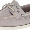 Sperry Womens A/O 2-Eye Boat Shoe, Grey, 11