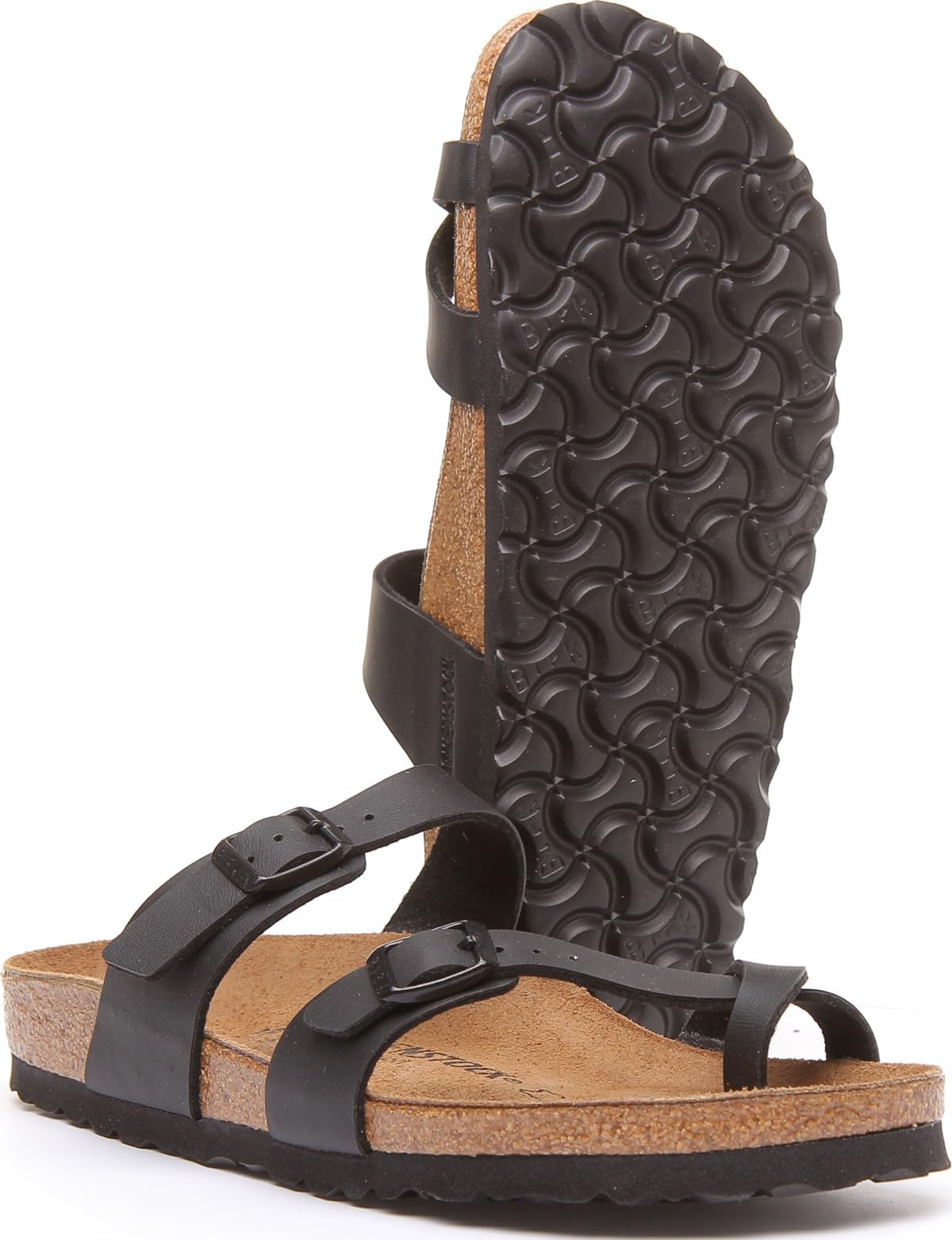 Birkenstock Original Mayari Birko Flor Narrow Width, Black 36 (étroit)