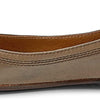 Frye Carson Ballet Flats for Women - Premium Tumbled Leather Lining, Leather Outsole - 3/8" Heel, Warm Grey - 9.5 M