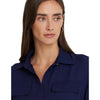 Lauren Ralph Lauren Crepe de Chine Shirt Refined Navy XL