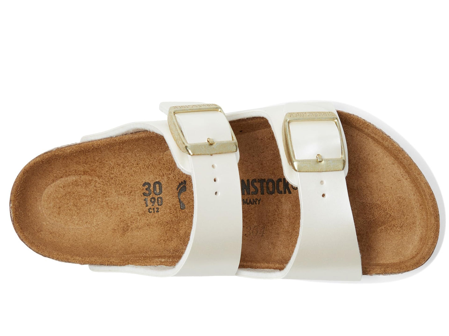 Birkenstock Arizona (Toddler/Little Big Kid) Sandal, Pearl Electric Metallic, 2-2.5 Narrow Unisex