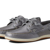 Sperry Women's Authentic Original 2-Eye Boat Shoe, Grey PERF, 5 Medium