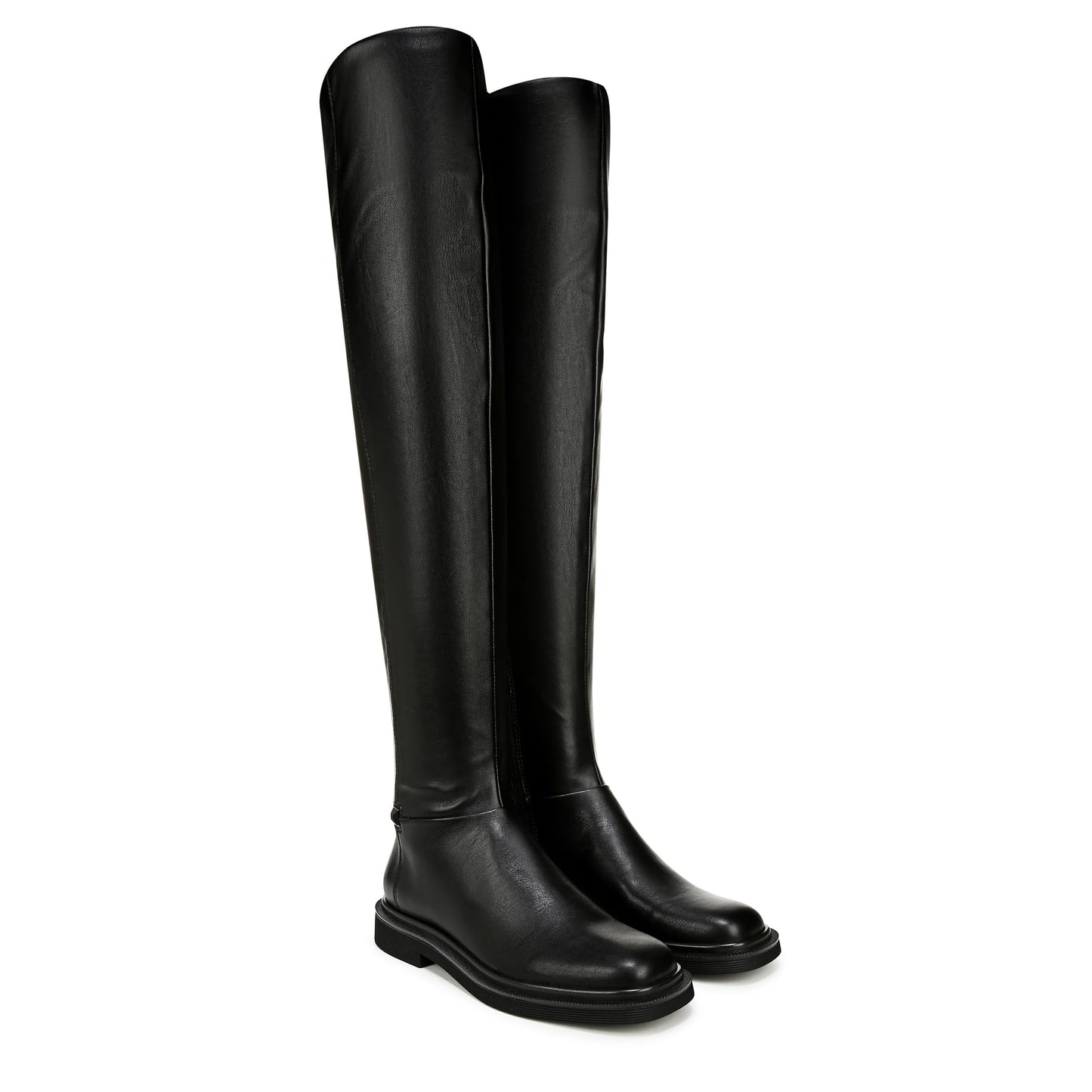 Franco Sarto Womens Angeli Over The Knee Boot Black Stretch 11 M