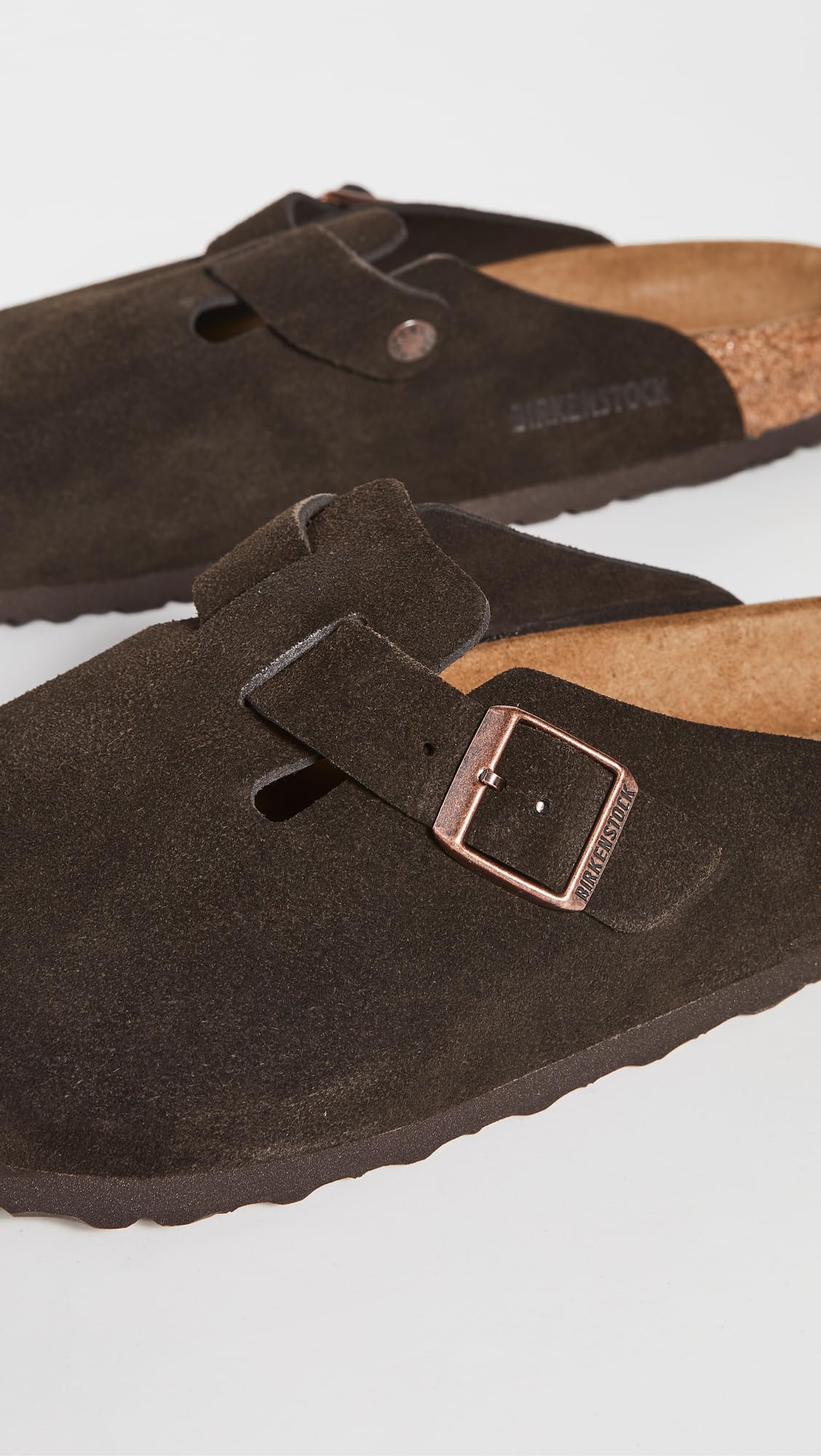 Birkenstock Boston Clog,Mocha Suede,36 M EU