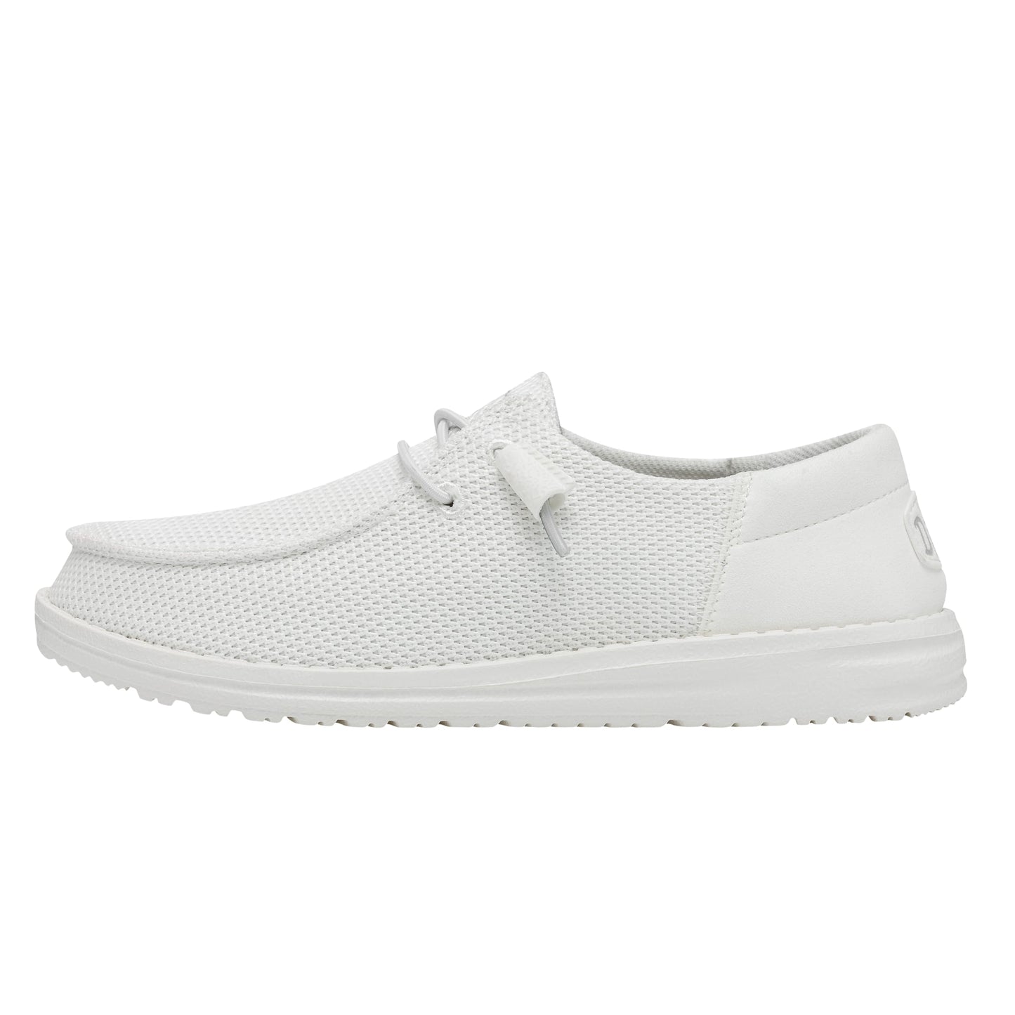 HEYDUDE Women's Wendy Funk Mono, White Size 5 | Lightweight Slip On with Cushioned Comfort and Easy On Design