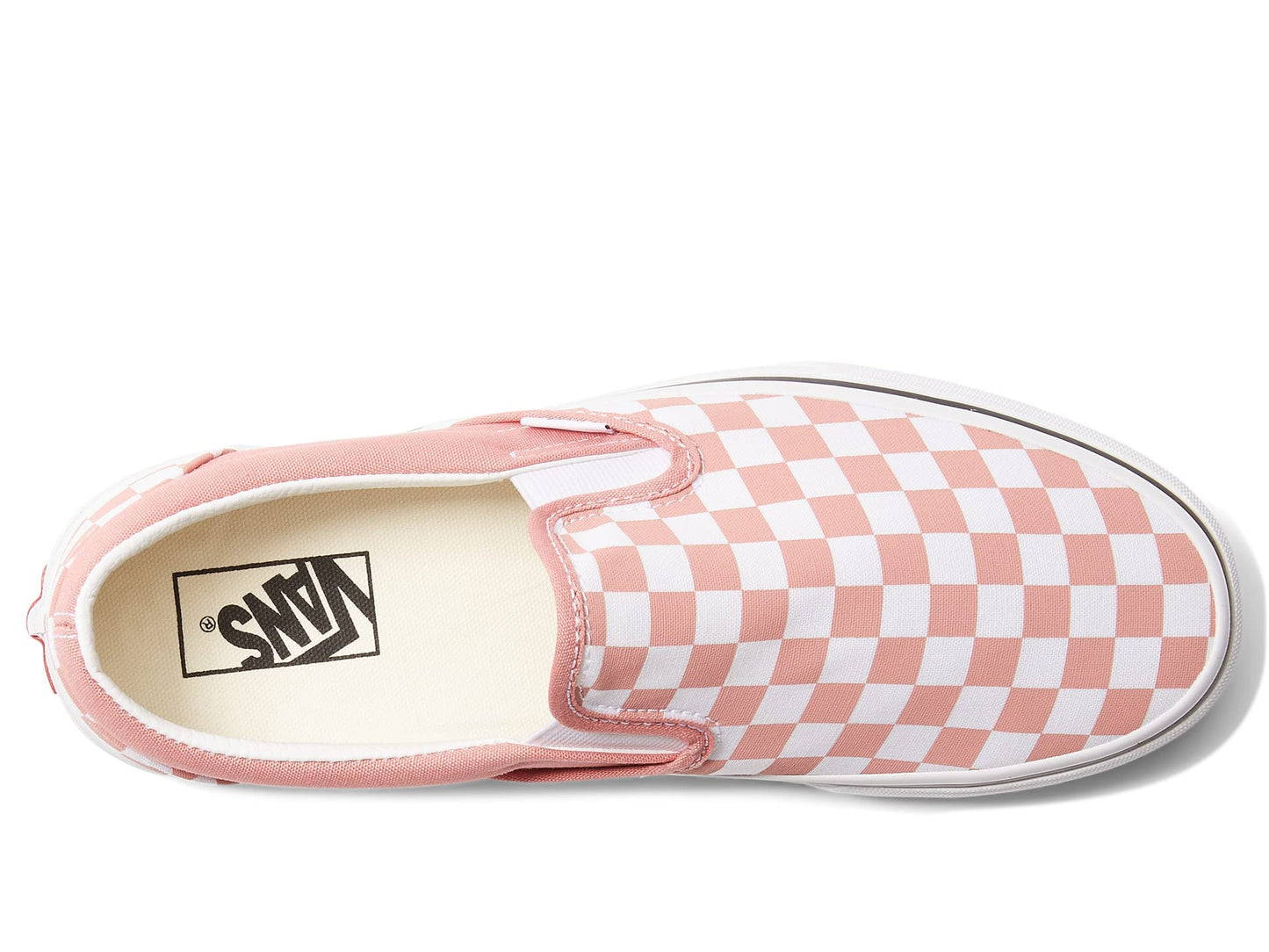 Vans Classic Slip-On™ (Checkerboard) Rosette/True White Men's 3.5, Women's 5 Medium